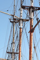 Image showing Ancient Masts