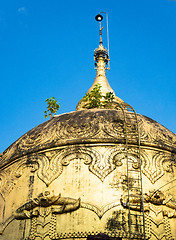 Image showing Temple detail in Yangon, Myanmar