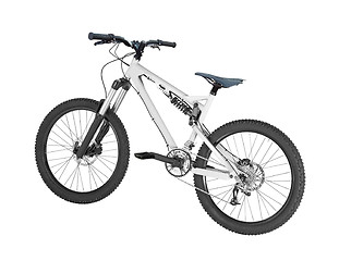 Image showing mountain bike isolated