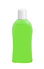 Image showing bottle of green post brush antiseptic mouthwash liquid