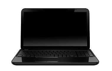 Image showing Modern laptop isolated
