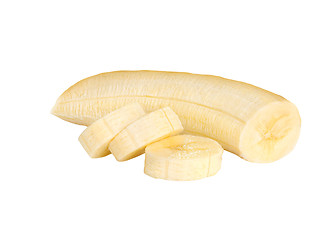 Image showing Sliced banana