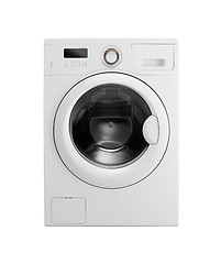 Image showing Washing machine on the white background