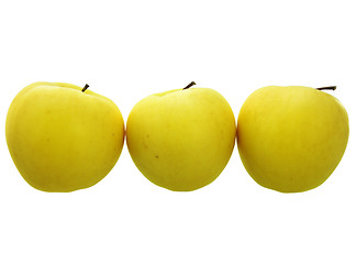 Image showing Apples on white