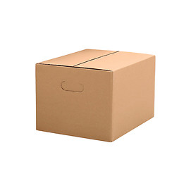 Image showing simple brown carton box