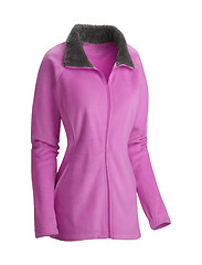 Image showing Purple winter jacket