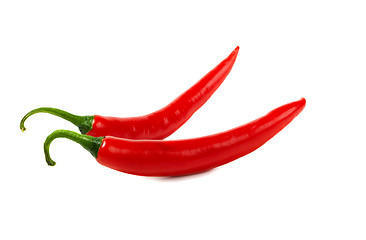 Image showing Red hot chili peppers