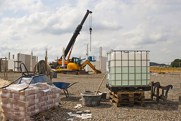 Image showing View of the Construction site