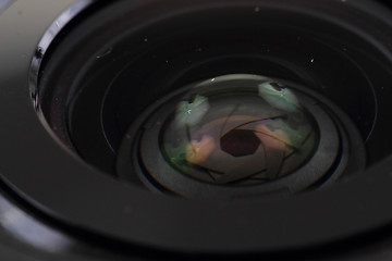 Image showing lens of photo camera (objective)