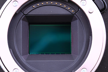 Image showing camera chip background