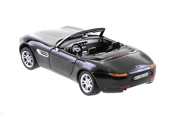 Image showing black car model toy