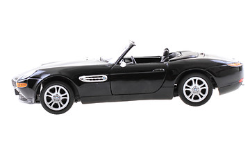 Image showing black car model toy