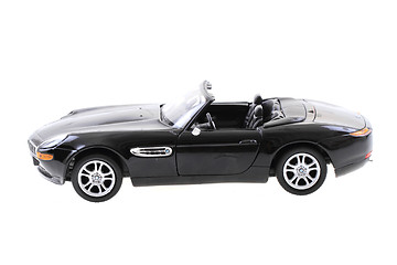 Image showing black car model toy