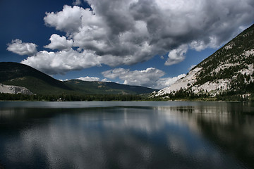 Image showing Crowsnest Lake reflection