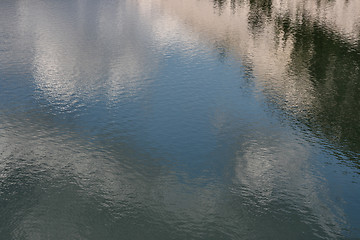 Image showing Lake water reflection