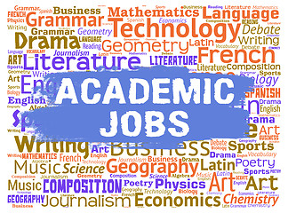 Image showing Academic Jobs Means Tutoring Learned And Training