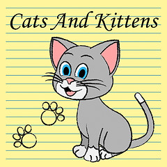 Image showing Cats Kittens Shows Kitty Puss And Feline