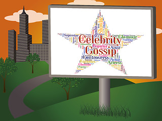 Image showing Celebrity Gossip Means Chat Room And Fame
