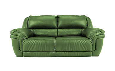 Image showing green sofa