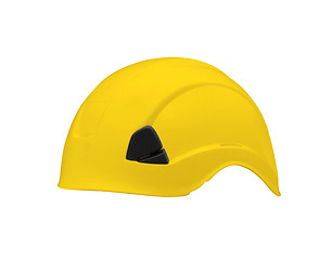 Image showing Yellow safety helmet
