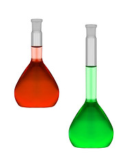 Image showing research laboratory glassware