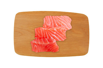 Image showing Fillet of salmon