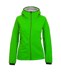 Image showing Green quilted jacket