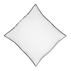 Image showing close up of a white pillow