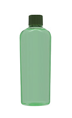 Image showing Green shampoo bottle