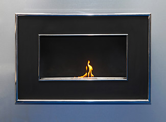 Image showing Oil Burning Fireplace