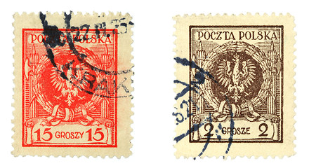 Image showing Old stamps