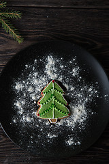 Image showing New year homemade gingerbread