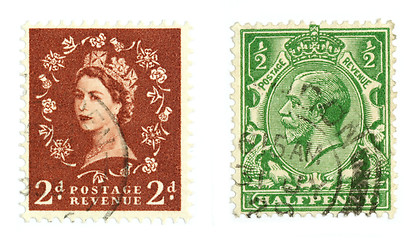 Image showing British stamps