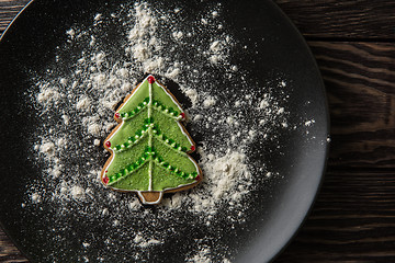 Image showing New year homemade gingerbread