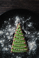 Image showing New year homemade gingerbread