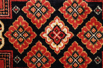 Image showing  pattern on woolen carpet