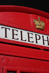 Image showing  london red phone booth