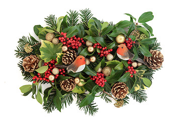 Image showing Christmas Floral Arrangement