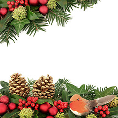 Image showing Christmas Decorative Border 