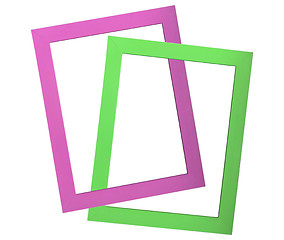 Image showing picture frames color