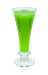 Image showing Green alcholol cocktail
