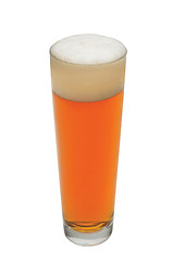 Image showing Glass of beer isolated