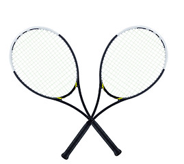 Image showing Tennis rockets