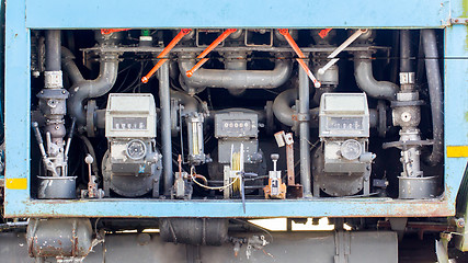 Image showing Fuel nozzle for filling up aircraft