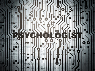 Image showing Medicine concept: circuit board with Psychologist