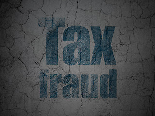 Image showing Law concept: Tax Fraud on grunge wall background