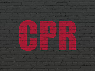 Image showing Health concept: CPR on wall background