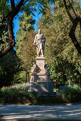 Image showing Sculpture in the park.