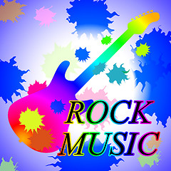 Image showing Rock Music Shows Track Soundtrack And Popular