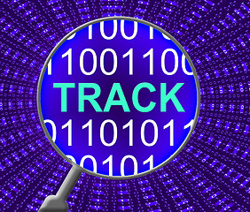 Image showing Track Online Means Web Site And Communication